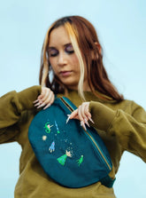 Sac Banane en coton bio avec broderie - plusieurs modèles